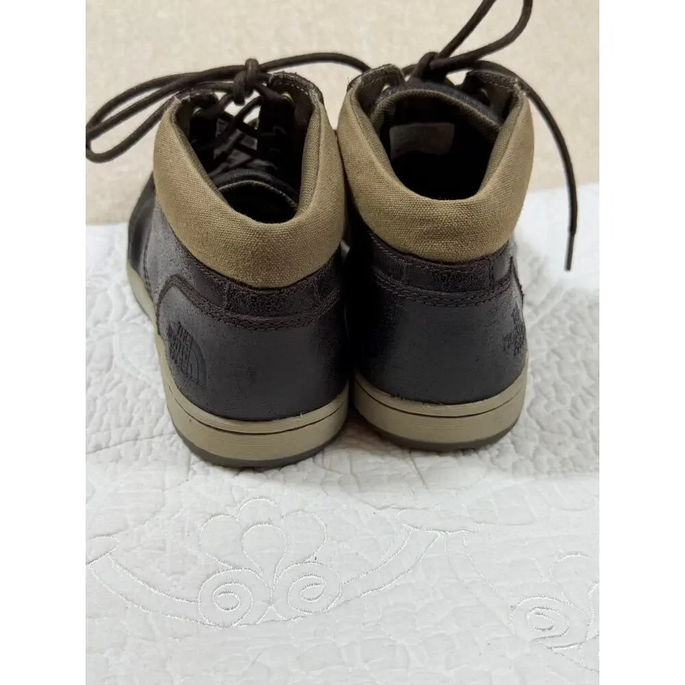 The North Face Men 9 Brown Ballard BO Distressed Leather Boots Lace Up Outdoor